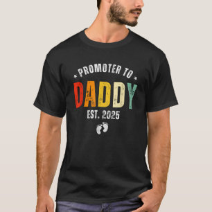 Camiseta Promovido Ao Pai 2025 Fath De Anúncio De Gravidez