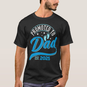 Camiseta Promovido Ao Pai 2025 Primeiro Pai