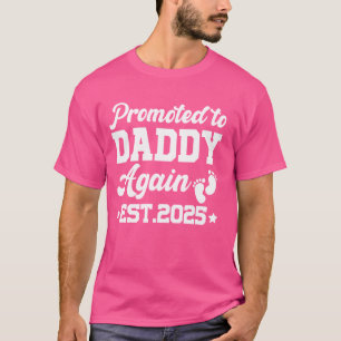 Camiseta Promovido ao Pai de novo em 2025 para ser Pai nova