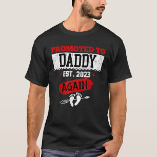 Camiseta Promovido Ao Pai De Novo No Último Ano De 2023 Par
