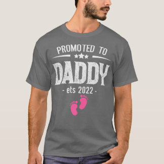 Camiseta Promovido Ao Pai Do Novo papai De Anúncio Do Est 2