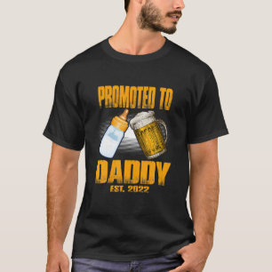 Camiseta Promovido ao Pai EST. 2022 Cerveja E Oferta De Lei