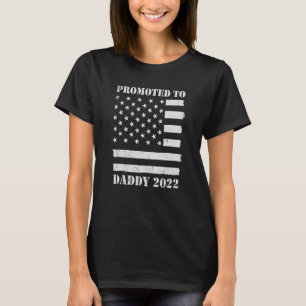 Camiseta Promovido Ao Pai Pai 2022 Pela Primeira Vez Novo P