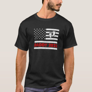 Camiseta Promovido Ao Pai Pai 2022 Pela Primeira Vez Novo p