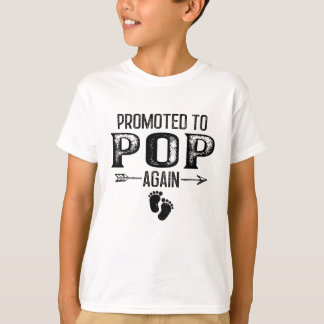 Camiseta Promovido Ao Pop Novamente Dia de os pais Vintage