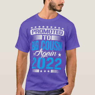 Camiseta Promovido Ao Primo Novo 2022 Anunciar Pai'