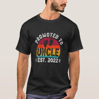 Camiseta Promovido Ao Tio 2022 Retro Vintage Engraçado Novo