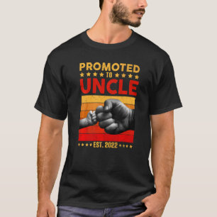 Camiseta Promovido Ao Tio 2022 Vintage Retro First Re