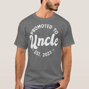 Camiseta Promovido Ao Tio 2023 Presente De Anúncio De Gravi