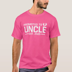 Camiseta Promovido Ao Tio 2025 Revelação De Gravidez Tio