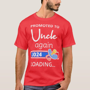 Camiseta Promovido Ao Tio De Novo Carregamento I De 2024
