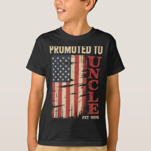 Camiseta Promovido Ao Tio Est.2026 Novo Membro Da Família U