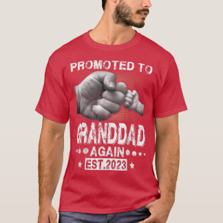 Camiseta Promovido De Novo Ao Avô No Ano Passado De 2023, G