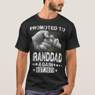 Camiseta Promovido De Novo Ao Avô No Ano Passado De 2023, G
