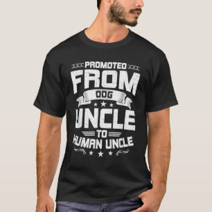 Camiseta Promovido De Tio Cachorro Para Tio Humano