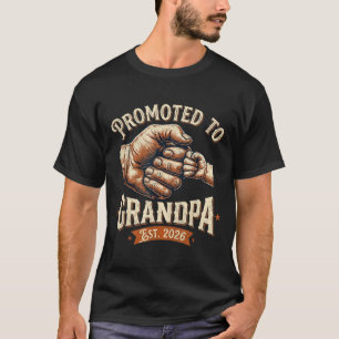 Camiseta Promovido para Avô Est 2026 Soco Ba