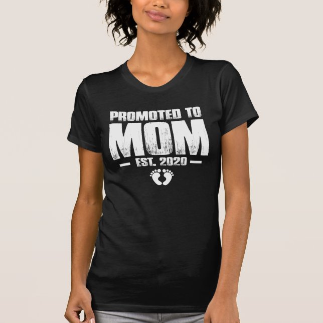 Camiseta Promovido para o Dia de as mães 2020 da mamãe (Frente)