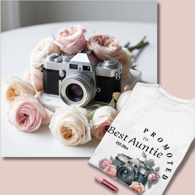 Camiseta Promovido para o Melhor Est da AUNTIE. 20xx (Criador carregado)