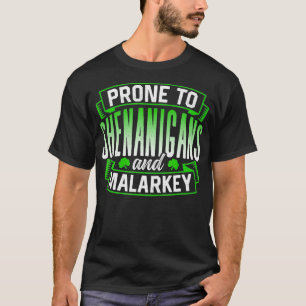 Camiseta Prona Para Shenanigans E Malarkey Ireland Rua Patr