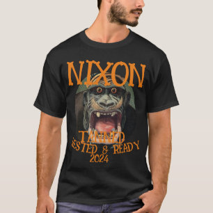 Camiseta Pronta e aninhado em Tanning NIXON 2024 Presidente