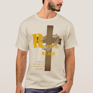 Camiseta Pronta para Raptura ou Esquerda para Trás (Frente