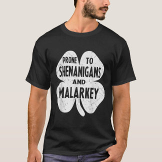 Camiseta Pronta Para Shenanigans E Rua Malarkey Engraçado P
