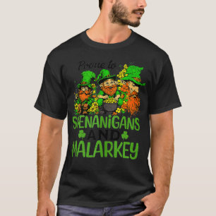 Camiseta Pronta Para Shenanigans E Rua Malarkey Engraçado P