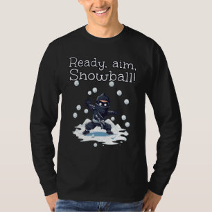 Camiseta Pronto, aponte, Snowball! por Ninja engraçada em W