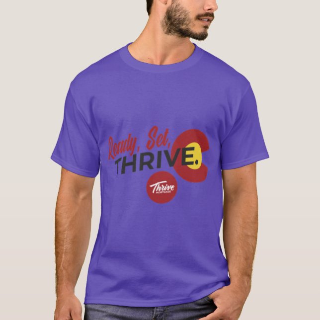 Camiseta Pronto Conjunto THRIVE Colorado Boxy (Frente)