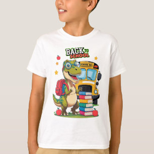 Camiseta Pronto para a Escola – Edição Dino