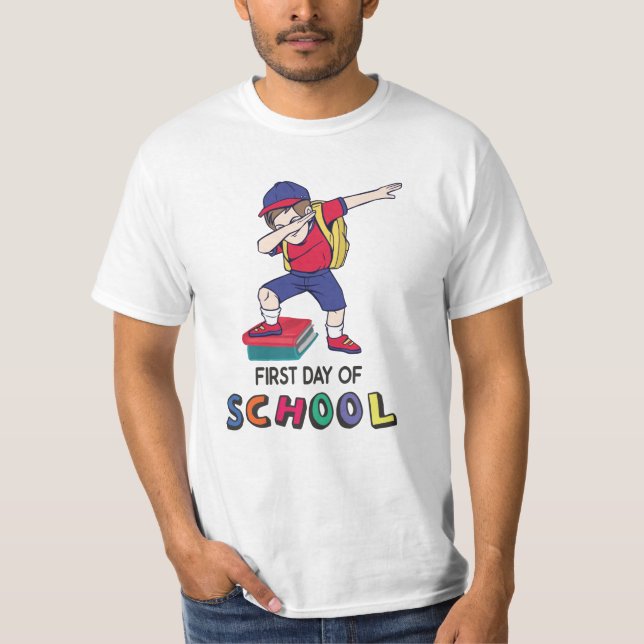 Camiseta Pronto para a escola online (Frente)