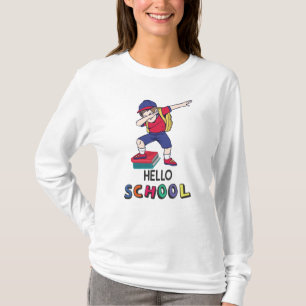 Camiseta Pronto para a escola online