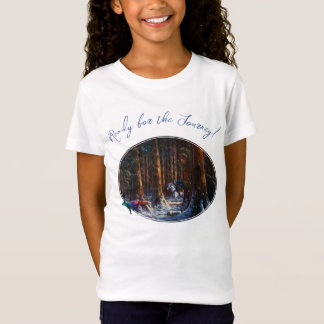 Camiseta Pronto para a Jornada! fantasia terra floresta art