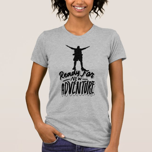 Camiseta Pronto Para Adventure T-Shirt (Frente)