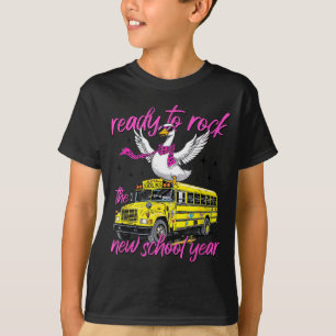 Camiseta Pronto para agitar o ano letivo de volta às aulas