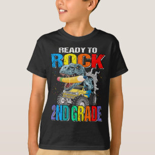 Camiseta Pronto Para Agregar O Garoto Monstro Do Monstro Do