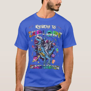 Camiseta Pronto Para Aplorar O Jardim Infantil, Astronauta