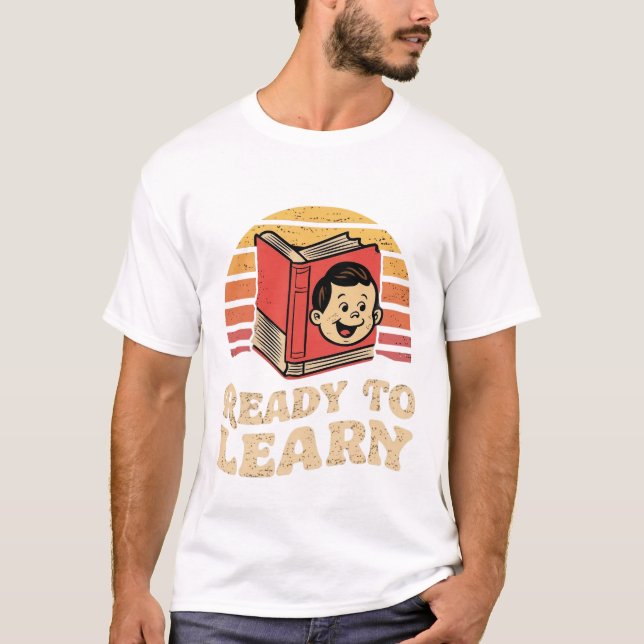 Camiseta Pronto para aprender (Frente)
