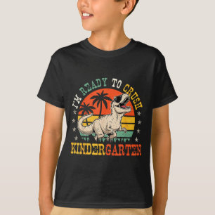 Camiseta Pronto para arrasar o menino do jardim de infância
