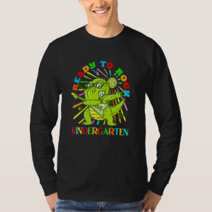 Camiseta Pronto Para Arrastar O Dinossauro De Música Do Jar