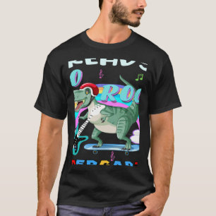Camiseta Pronto Para Arremessar Dinossauro Do Jardim De Inf