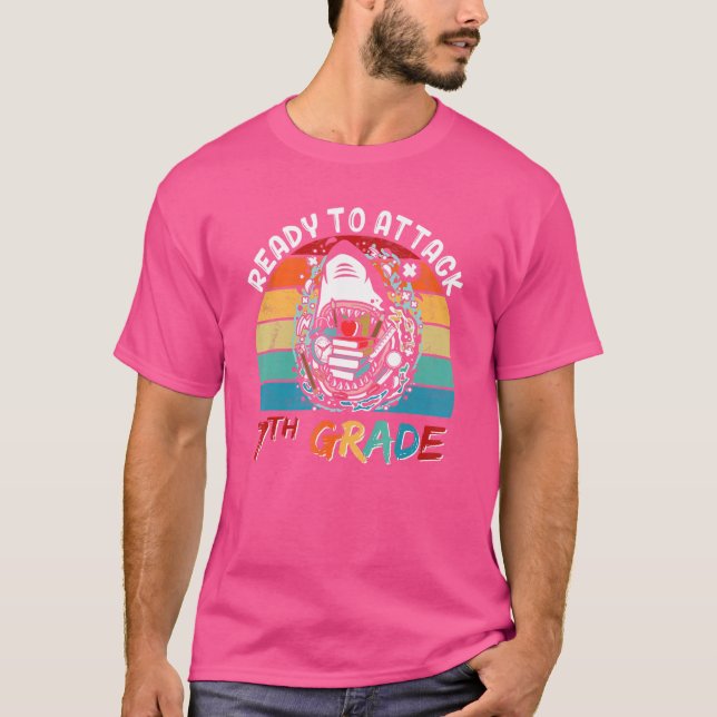 Camiseta Pronto Para Atacar Crianças De Professores Da Clas (Frente)