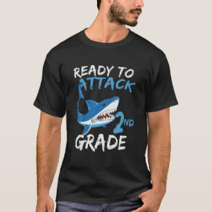 Camiseta Pronto Para Atacar O Roupa De Grau De Segundo De V