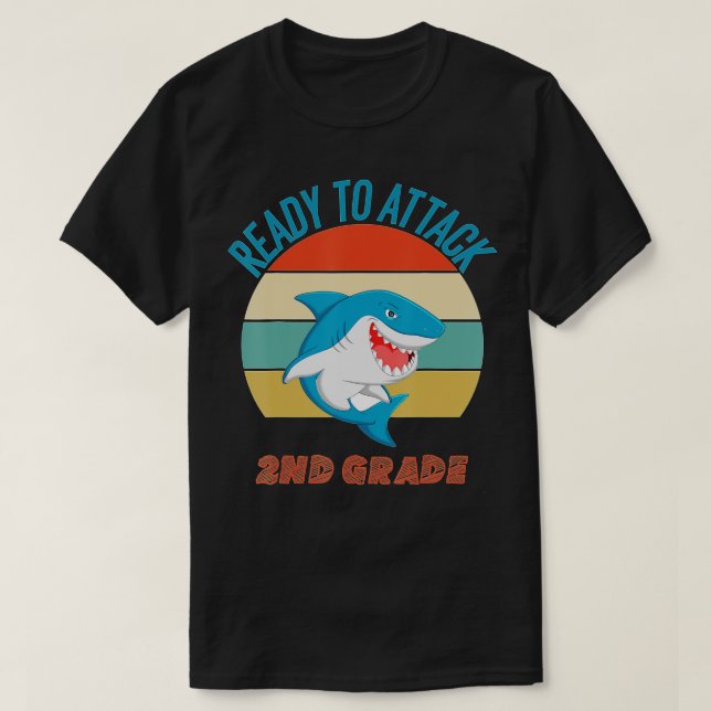 Camiseta Pronto Para Atacar Os Rapazes Da Classe segundo De (Frente do Design)