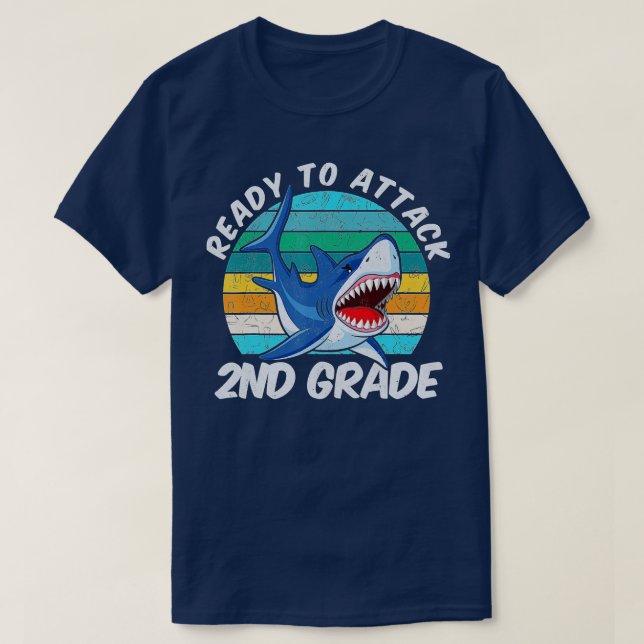 Camiseta Pronto Para Atacar Os Rapazes Da Classe segundo De (Frente do Design)