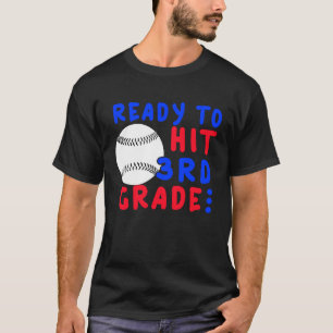 Camiseta Pronto para Atingir a terceira série de Baseball d
