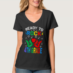 Camiseta Pronto Para Atingir O 4º Ano De Volta À Guitarra E