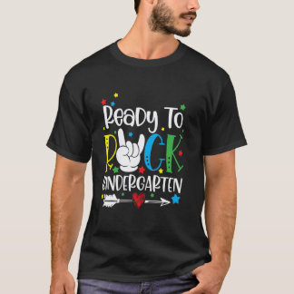 Camiseta Pronto Para Balançar Jardim de Infância Volta às A