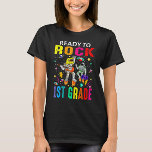 Camiseta Pronto Para Balançar O Astronauta Da Classe 1rua D