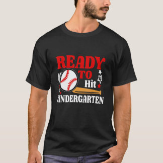 Camiseta Pronto Para Bater Professor de Beisebol do Jardim 